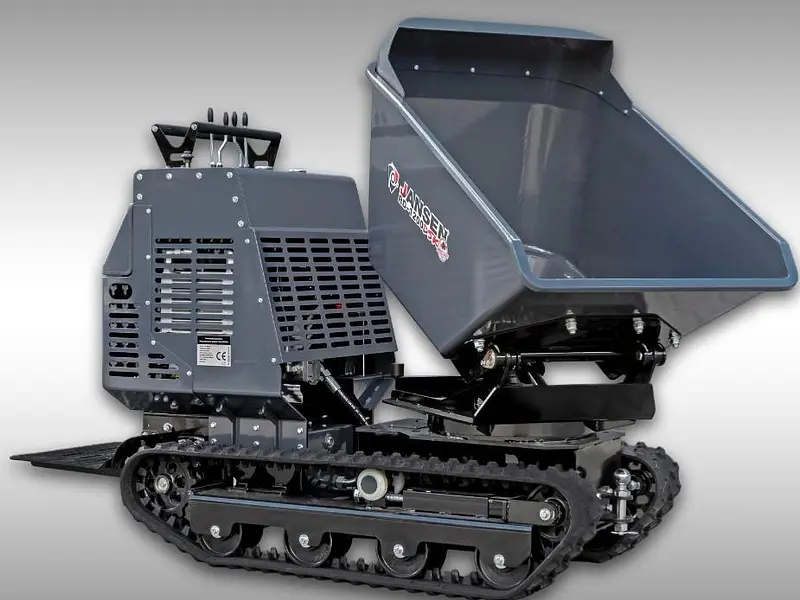 Raupendumper Jansen RD-1200DSK, Dreiseitenkipper, Dumper, 1,2 to